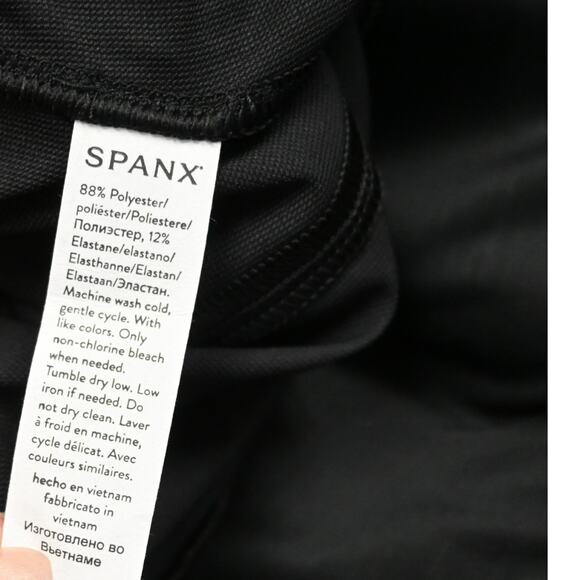 Spanx Very Black Petite Out Of Office Trousers Size 3x 50678Q - Picture 5 of 10